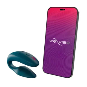 We-Vibe Sync 2 – Vibrator Stimulare Clitoris si Punctul G, Control prin Aplicatie, pentru cupluri, Verde