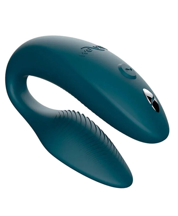 We-Vibe Sync 2 – Vibrator Stimulare Clitoris si Punctul G, Control prin Aplicatie, pentru cupluri, Verde