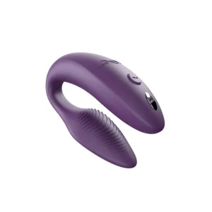 We-Vibe Sync 2 – Vibrator Stimulare Clitoris si Punctul G, Control prin Aplicatie, pentru cupluri, Mov