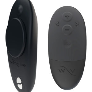 We-Vibe Moxie+ – Vibrator Stimultor Clitoris, pentru Chiloti, Control prin Telecomanda si Aplicatie, Negru