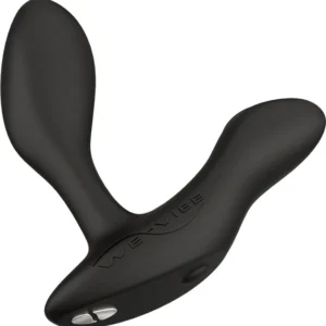 We-Vibe Vector + – Vibrator Stimulator Prostata, 6 moduri de vibratie, Control prin Aplicatie, Ø 3 cm, Negru