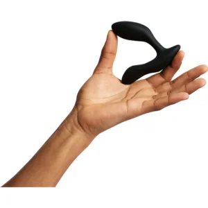 We-Vibe Vector + – Vibrator Stimulator Prostata, 6 moduri de vibratie, Control prin Aplicatie, Ø 3 cm, Negru