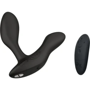 We-Vibe Vector + – Vibrator Stimulator Prostata, 6 moduri de vibratie, Control prin Aplicatie, Ø 3 cm, Negru
