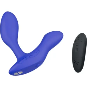 We-Vibe Vector + – Vibrator Stimulator Prostata, 6 moduri de vibratie, Control prin Aplicatie, Ø 3 cm