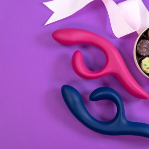 We-Vibe Nova 2 – Vibrator Rabbit Waterproof, Stimulare Punctul G, Silicon Premium, 21.7 cm, Ø 3.9 cm