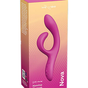 We-Vibe Nova 2 – Vibrator Rabbit Waterproof, Stimulare Punctul G, Silicon Premium, 21.7 cm, Ø 3.9 cm