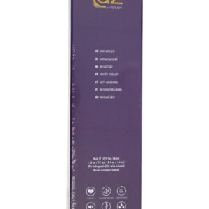 ToyJoy Zenith Massager – Vibrator Wand Masaj, Stimulare Clitoris, Silicon Premium, Mov, Ø 4 cm