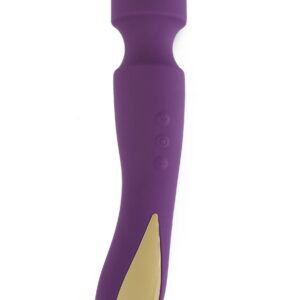 ToyJoy Zenith Massager – Vibrator Wand Masaj, Stimulare Clitoris, Silicon Premium, Mov, Ø 4 cm