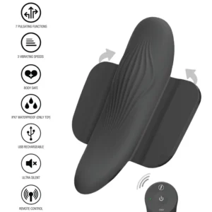 ToyJoy Kalli Panty – Vibrator cu Telecomanda, Stimulare Clitoris, Pentru Chilot, Silicon Premium, 10 moduri vibratii