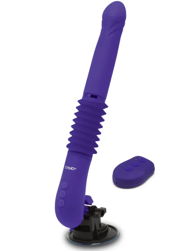 ToyJoy Magnum Opus Supreme Thruster 2 – Vibrator cu Telecomanda, cu Pentetrare Autonoma, Silicon Premium, 36 cm, Ø3,7 cm
