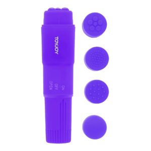 ToyJoy Funky Massager – Mini Vibrator Wand, TPE moale, Waterproof, Ø 2,5 cm, Mov