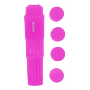 ToyJoy Funky Massager - Mini Vibrator Wand, TPE moale, Waterproof, Ø 2,5 cm, violet