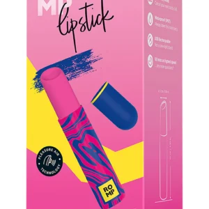 Romp Lipstick - Vibrator Ruj, Stimulator Clitoris, Silicon & ABS soft-touch, 7 niveluri de intensitate