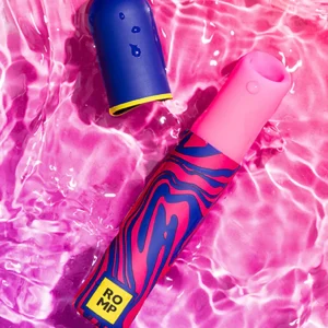 Romp Lipstick - Vibrator Ruj, Stimulator Clitoris, Silicon & ABS soft-touch, 7 niveluri de intensitate