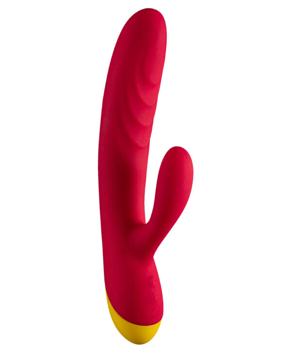 Romp Jazz – Vibrator Rabbit Waterproof, Stimulare Punctul G, Silicon Premium, 21 cm, Ø 3.6 CM