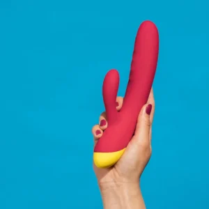 Romp Jazz – Vibrator Rabbit Waterproof, Stimulare Punctul G, Silicon Premium, 21 cm, Ø 3.6 CM
