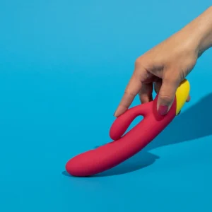 Romp Jazz – Vibrator Rabbit Waterproof, Stimulare Punctul G, Silicon Premium, 21 cm, Ø 3.6 CM