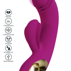 Xocoon Harmony DualTouch G-spot – Vibrator Rabbit cu Stimulare Clitoris si Punctul G