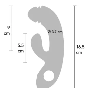 Xocoon Harmony DualTouch G-spot – Vibrator Rabbit cu Stimulare Clitoris si Punctul G