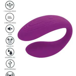 Xocoon Bound Love Couples - Vibrator punctul G, Vibrator pentru cupluri