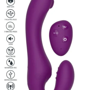 Xocoon Strapless Strap-On Pulse - Vibrator Rabbit