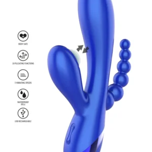 Xocoon Triple Love – Vibrator Stimulare Clitoris si Punctul G, stimulare anala