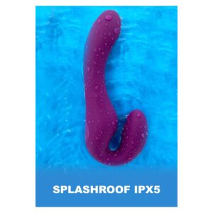 Xocoon Pulse Vibe - Vibrator Strapless Strapon, cu telecomanda, waterproof, pentru cupluri