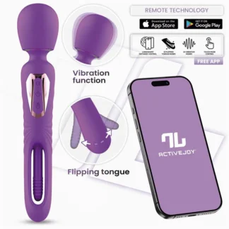 IY - Salma - Wand with Flipping Tongue (with App Control) - Purple