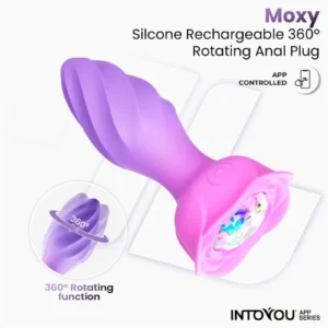 IY - Moxy - Butt Plug 360º Rotation (with App Control) - Lila