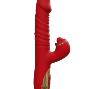 IY - Ascen -Rabbit Vibrator - Thrusting And Waving Vibrator with App - Red