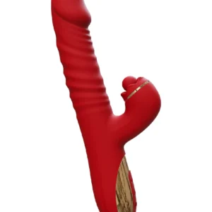 IY - Ascen -Rabbit Vibrator - Thrusting And Waving Vibrator with App - Red