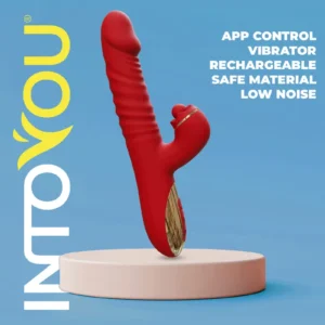 IY - Ascen -Rabbit Vibrator - Thrusting And Waving Vibrator with App - Red