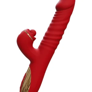IY - Ascen -Rabbit Vibrator - Thrusting And Waving Vibrator with App - Red