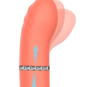 IY - Mindy - Rabbit Vibrator with Beads and App - Orange