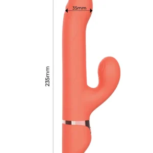 IY - Mindy - Rabbit Vibrator with Beads and App - Orange