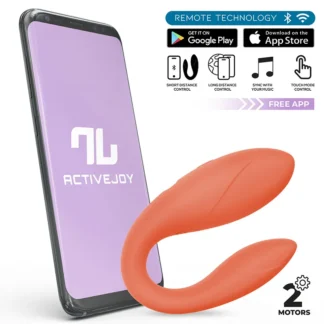 IY - Couple Toy Vibrator with App - Orange