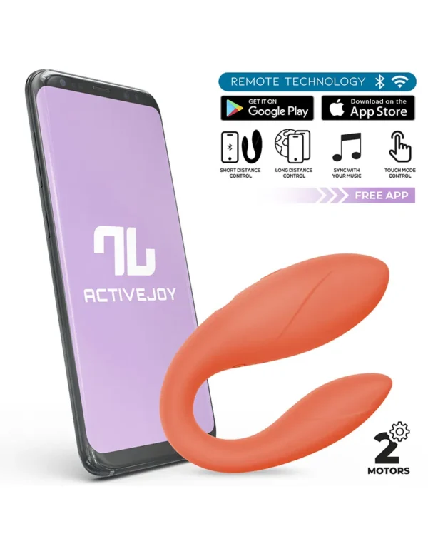 IY - Couple Toy Vibrator with App - Orange