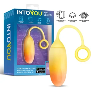 IY - Vibrating Egg with App. - Yellow/Orange