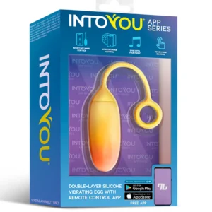 IY - Vibrating Egg with App. - Yellow/Orange