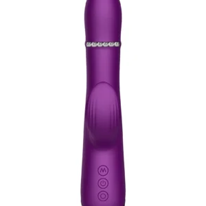 IY - Sendel - Rabbit Vibrator with Beads Ring and App - Purple