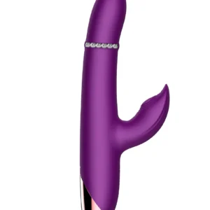 IY - Sendel - Rabbit Vibrator with Beads Ring and App - Purple