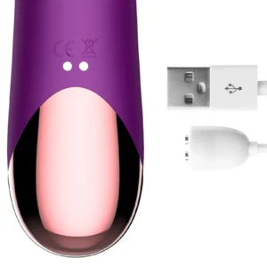 IY - Sendel - Rabbit Vibrator with Beads Ring and App - Purple