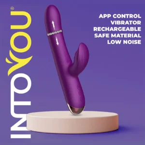 IY - Sendel - Rabbit Vibrator with Beads Ring and App - Purple