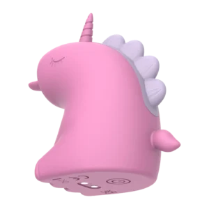 ER - Cupcake Unicorn - 360° Rotating Tongue Massager - Pink