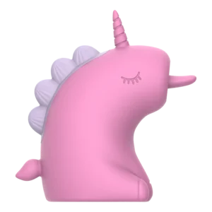 ER - Cupcake Unicorn - 360° Rotating Tongue Massager - Pink