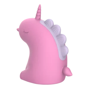 ER - Cupcake Unicorn - 360° Rotating Tongue Massager - Pink