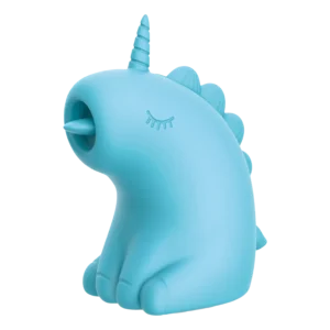 ER - Snowflake Unicorn - Massager with Licking Tongue - Blue