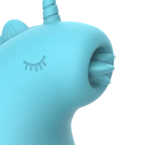 ER - Snowflake Unicorn - Massager with Licking Tongue - Blue