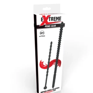 Ribbed Penis Dilator Set 2 pcs