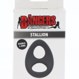 Hidden Soft Silicone Stallion C-Ring - Inel Silicon